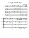 String Quartet in Bb Major